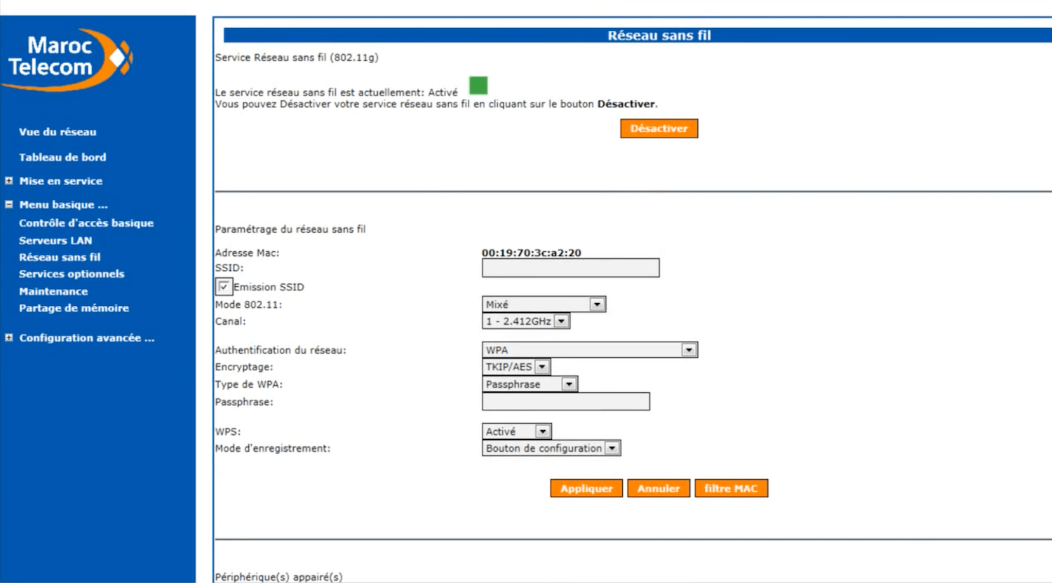 Maroc Telecom Router Login