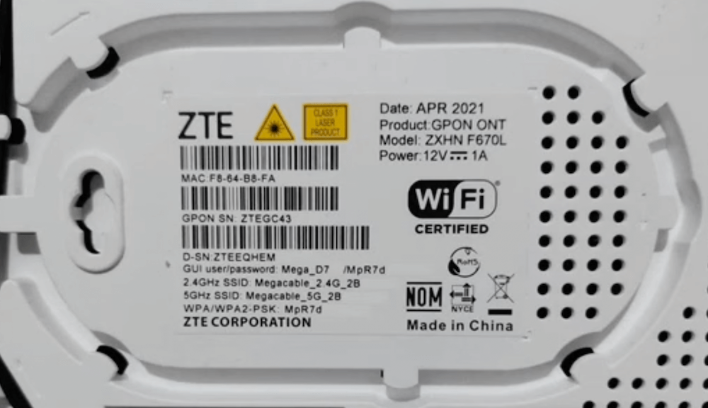 Megacable Modem Login