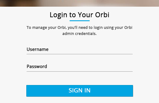 NETGEAR Orbi Login