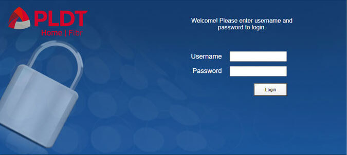 PLDT Router Login