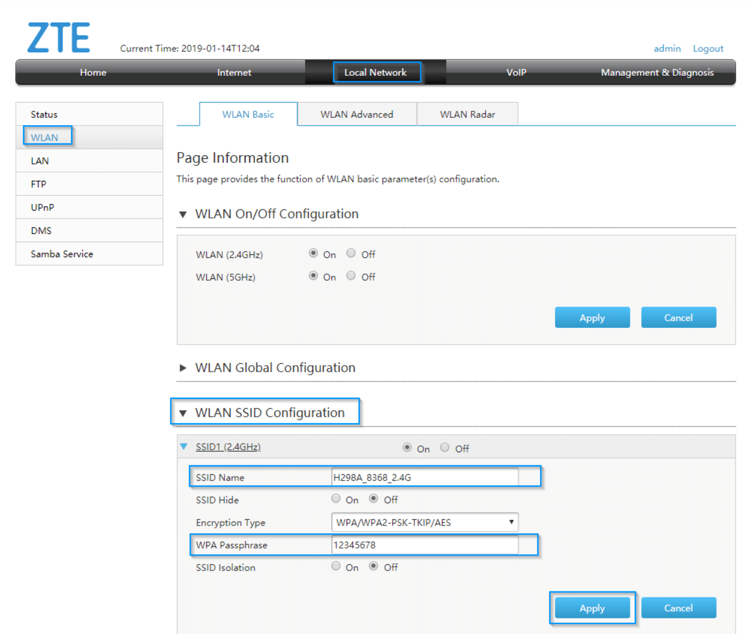 Yoigo Router Login